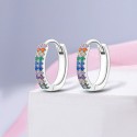 Дамски обеци AMELLIA с цветни камъчета К407